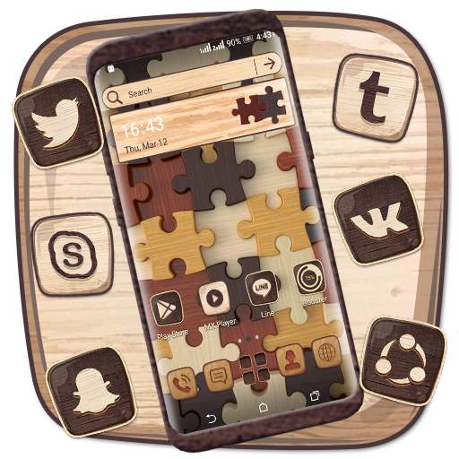 Wooden Jigsaw Puzzle Theme 1.0.1