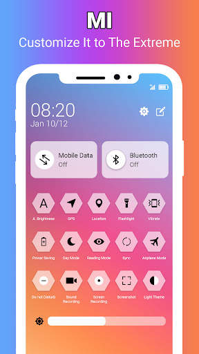 My Control Center - Notisave & Quick Settings screenshot 2