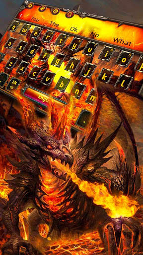 War of Fire Dragon Keyboard screenshot 2