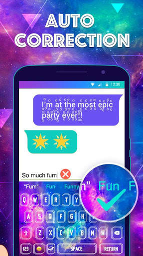 Color Keyboard Galaxy Theme स्क्रीनशॉट 5