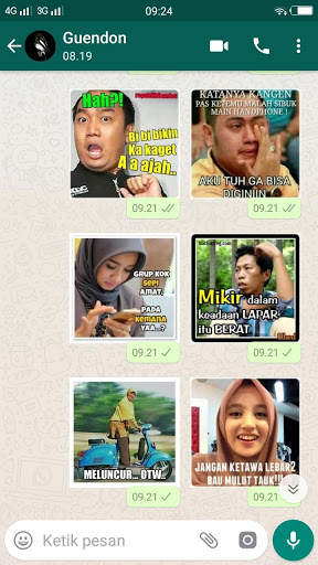 Wa Sticker Meme Lucu WaStickersApps screenshot 7