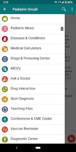 Pediatric Oncall screenshot 2