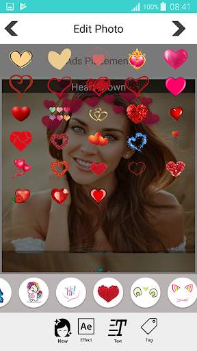 Heart Crown Photo Editor & Hearts Filter screenshot 6