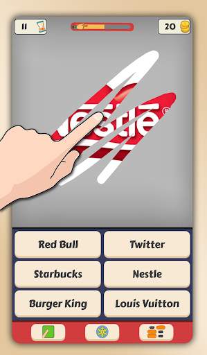 Gratta quel Logo Quiz. Puzzle game impegnativo screenshot 8