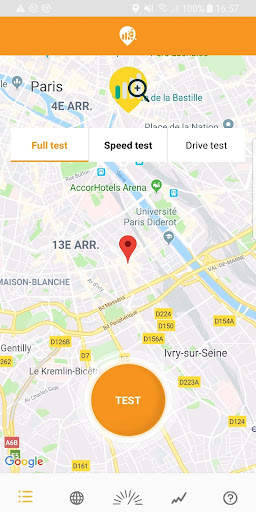 Mobile Network Quality Test screenshot 1