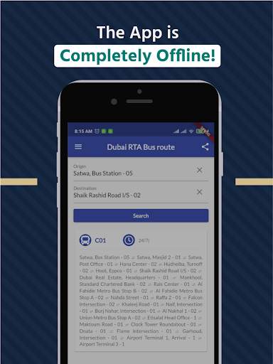 Dubai Bus Route - All Bus Routes & Timing Offline screenshot 5