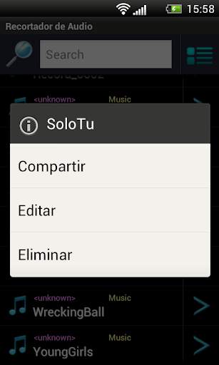 Recortador de Canciones screenshot 3