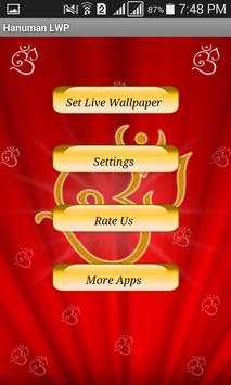 3D HD Hanuman Live Wallpaper screenshot 1