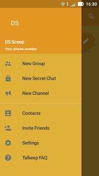 Talkeep messenger screenshot 1