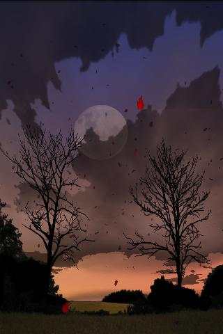 Twin Trees - Live Wallpaper स्क्रीनशॉट 4