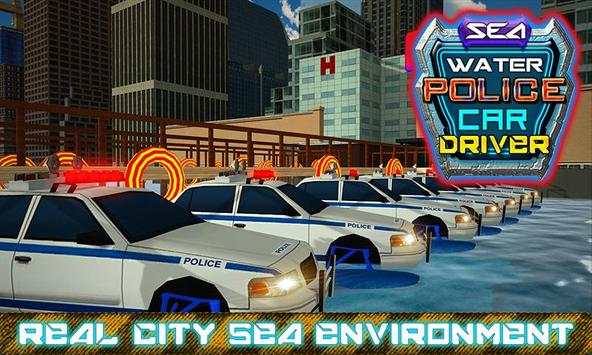 Sea Police Car - Boat Chase screenshot 1