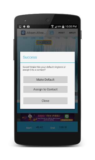 Audio Editor & Ringtone Maker screenshot 4