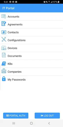 IT Portal app screenshot 1