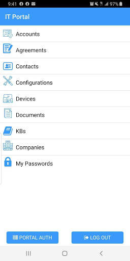 IT Portal app screenshot 1
