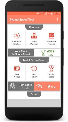 Typing Speed Test - Master screenshot 2