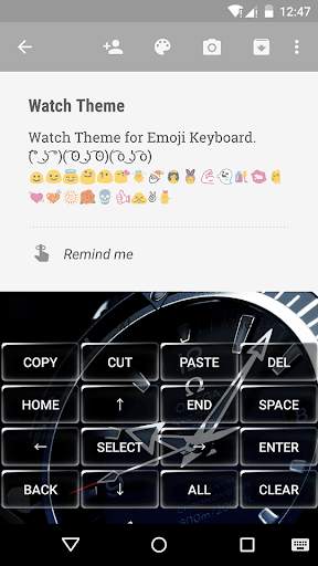 Watch Emoji Keyboard Theme screenshot 4