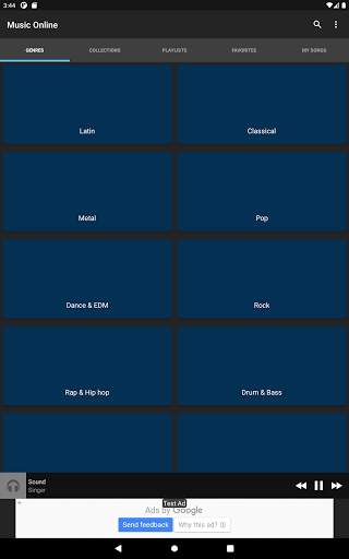 Music online screenshot 1