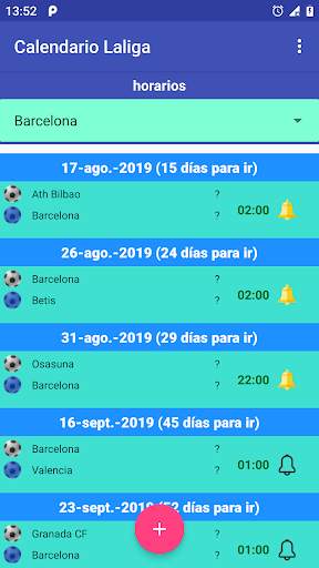 Calendar for La liga screenshot 3