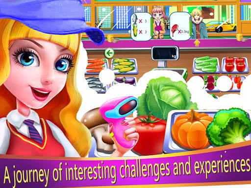 Cashier practice supermarket games-grocery game screenshot 3