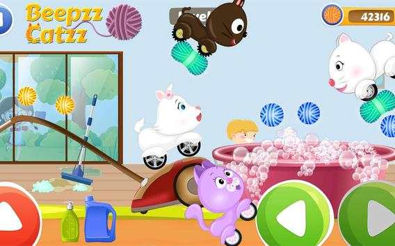 Kids Car Racing game - Beepzz Cats 🐱 screenshot 5