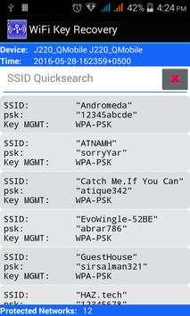 Wifi password recovery key screenshot 3