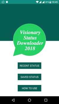 Visionary Status Downloader 2018 screenshot 1