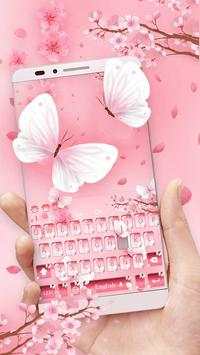Girly Pink Keyboard Theme screenshot 1