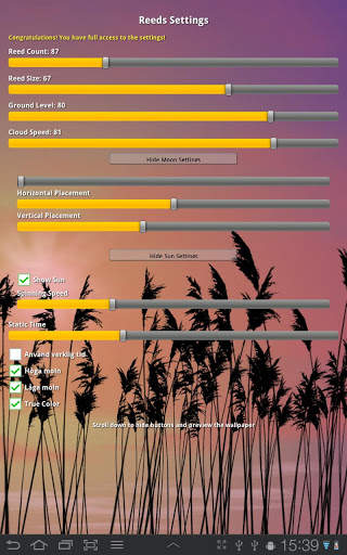 Reeds Free Live Wallpaper screenshot 4