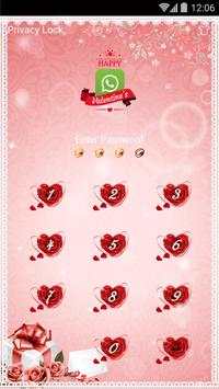 AppLock Theme - Love Roses 2 تصوير الشاشة