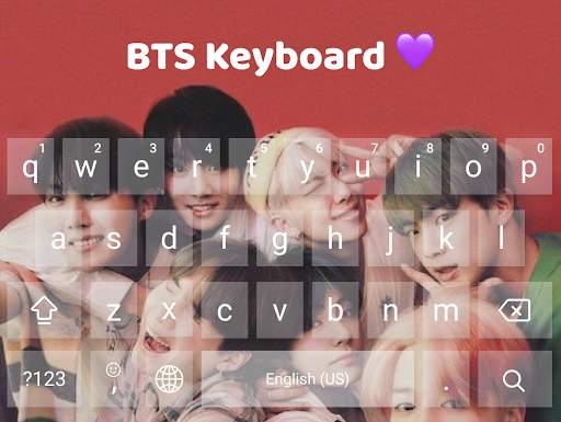 BTS Keyboard Theme screenshot 3