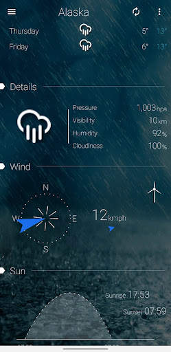 Weather screenshot 2