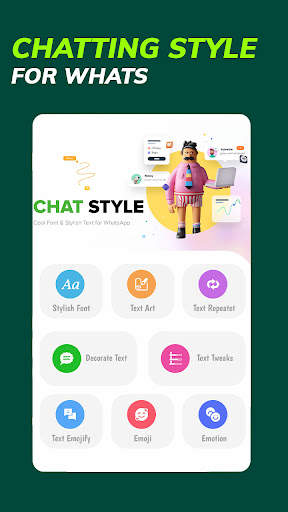Chat Style - Stylish Font & Keyboard For WhatsApp screenshot 1
