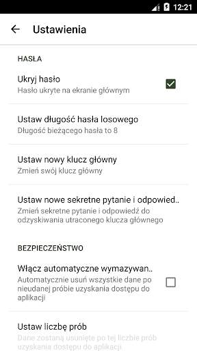Blokada Hasło: Password Locker screenshot 3