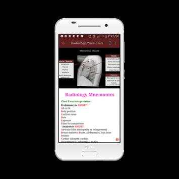 Radiology Mnemonics screenshot 1