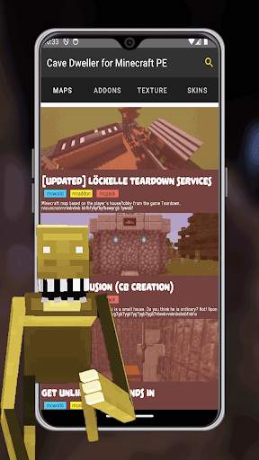 Cave Dweller for Minecraft PE screenshot 3