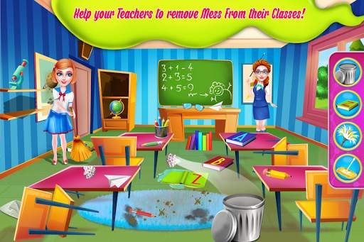 High School Cleaning Rooms screenshot 1