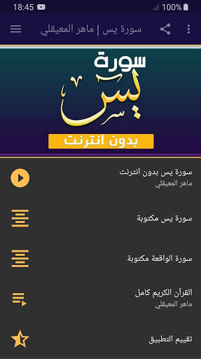 surah yasin offline maher al muaiqly screenshot 1