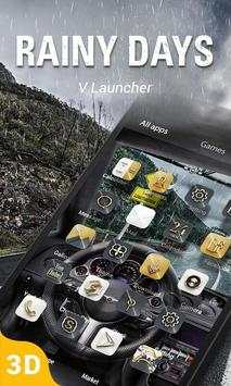 Rainy Days 3D V Launcher Theme screenshot 1