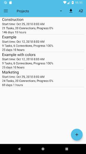 Project Schedule IAP screenshot 1
