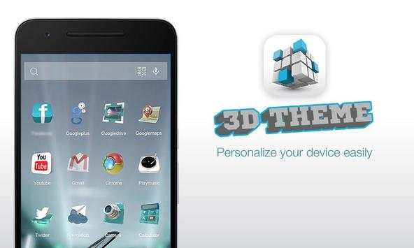 3D Theme for Launcher screenshot 2