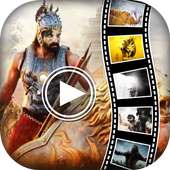 Bahubali 2 Video Movie Maker logo