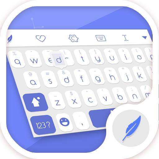 Blue&White Keyboard Theme 2.04.25