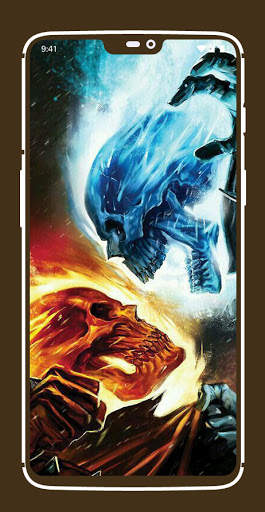 Ice Fire Skull Wallpapers screenshot 4