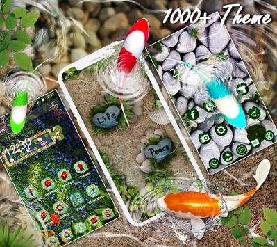Free Koi Fish 3D Theme With Animation screenshot 5
