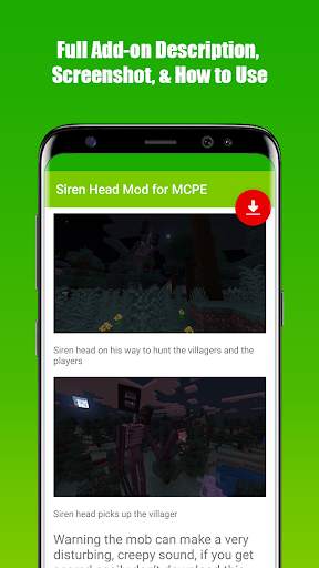 Siren Head Mod for MCPE screenshot 3