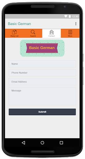 Basic German Language Learning App For Beginners screenshot 5