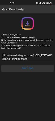 GramDownloader Instagram Video Downloader screenshot 2