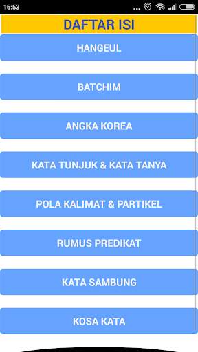 Bahasa Korea Materi EPS TOPIK screenshot 1