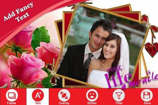 Rose Flower Photo Frame screenshot 2