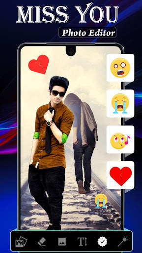 Miss You Photo Editor :Cut Paste Editor screenshot 3